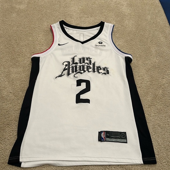 Stitched Los Angeles Clipper Kawhi Leonard Jersey Size 48 Large - Picture 1 of 4